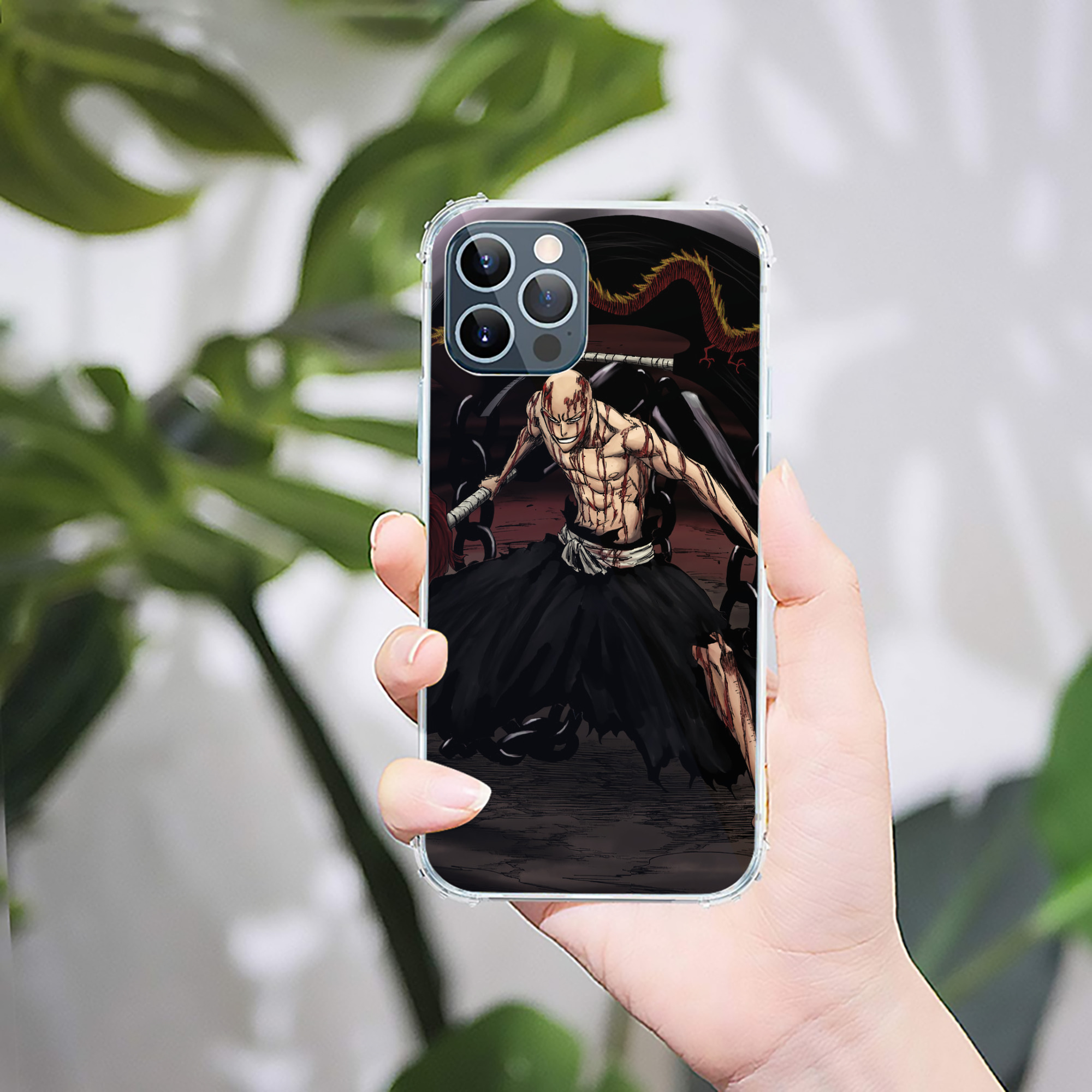 （画像用） ブリーチ BLEACH 【iPhone 12シリーズ対応】透明スマホケース（クリアソフトケース）